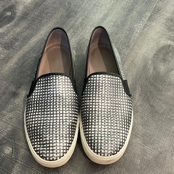 Vince Blair Check Slip On Sneakers - Picture 2 of 9